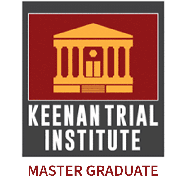 Keenan Trial Institute Master Graduate